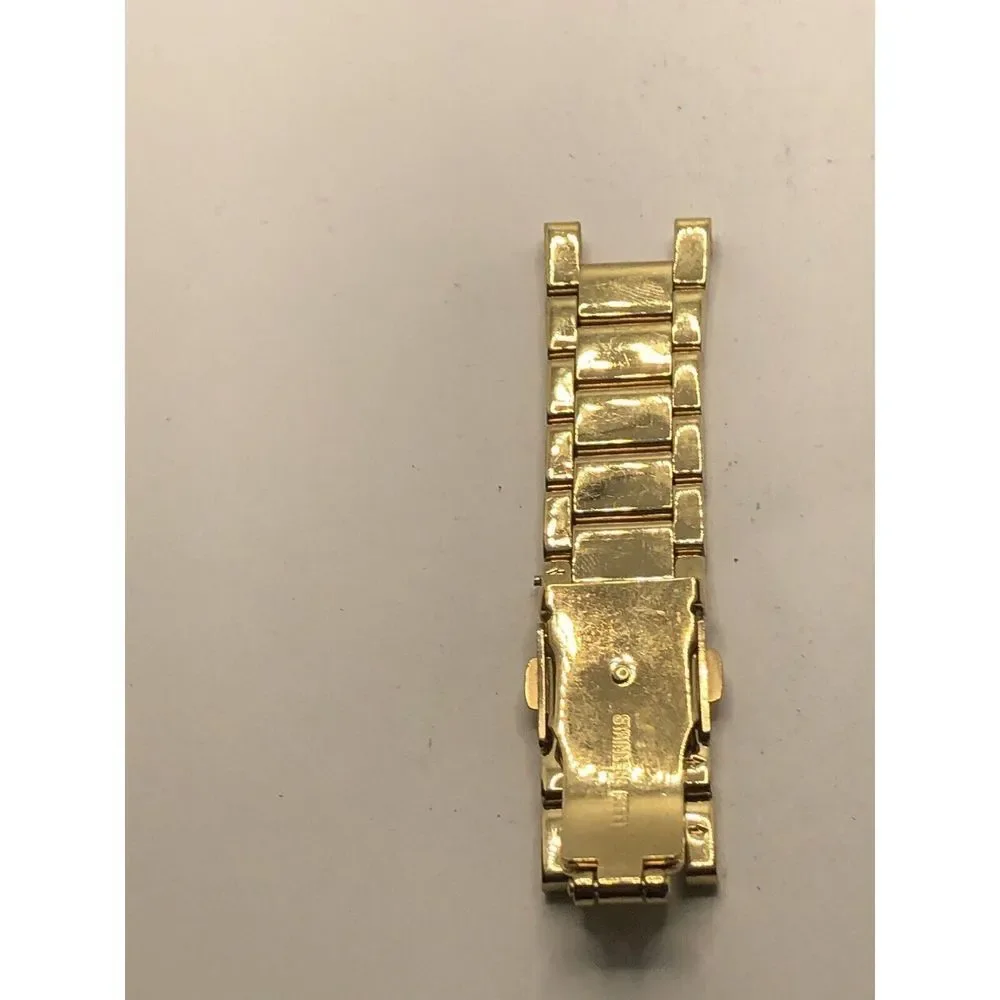 Michael Kors Watch Parts Half Band Links Gold With Clasp 16mm GY34